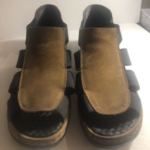 Rieker Sandals  men’s 11 anti-stress Design,  brown suede